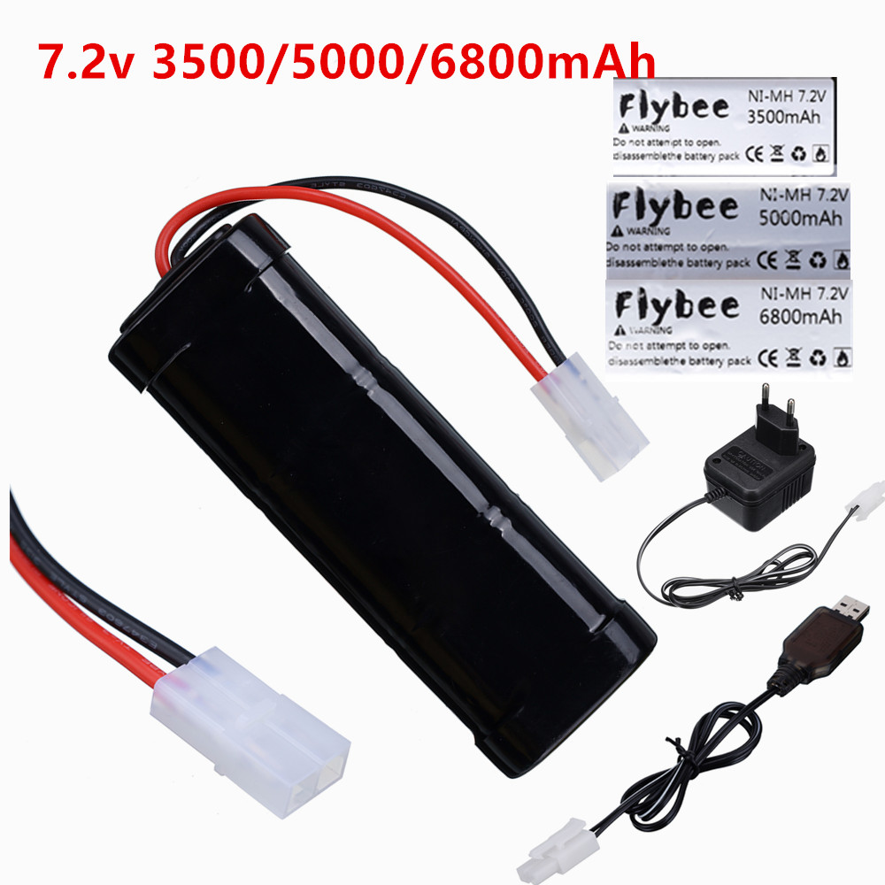 Rc Hobby Truck - Yeni 7.2V Pil 5000/6800mAh NiMH pil
