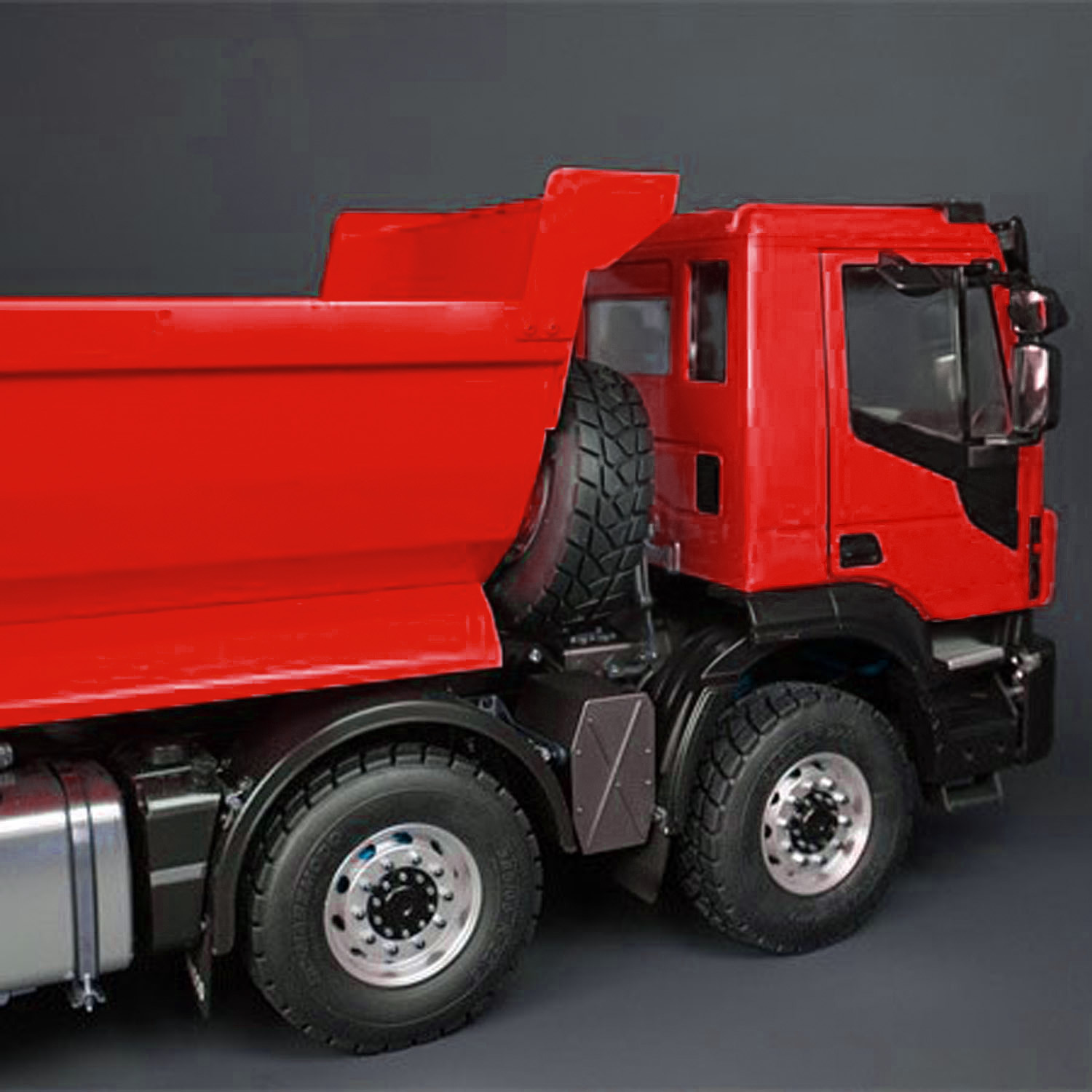 Rc Hobby Dump Truck - 8x4 1/14 Ölçekli Hidrolik RC Damperli