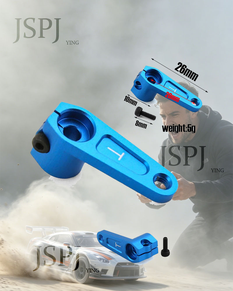 Rc Hobby Racing - 25T Yüksekliklendirilmiş Metal Servo Korna Direksiyon