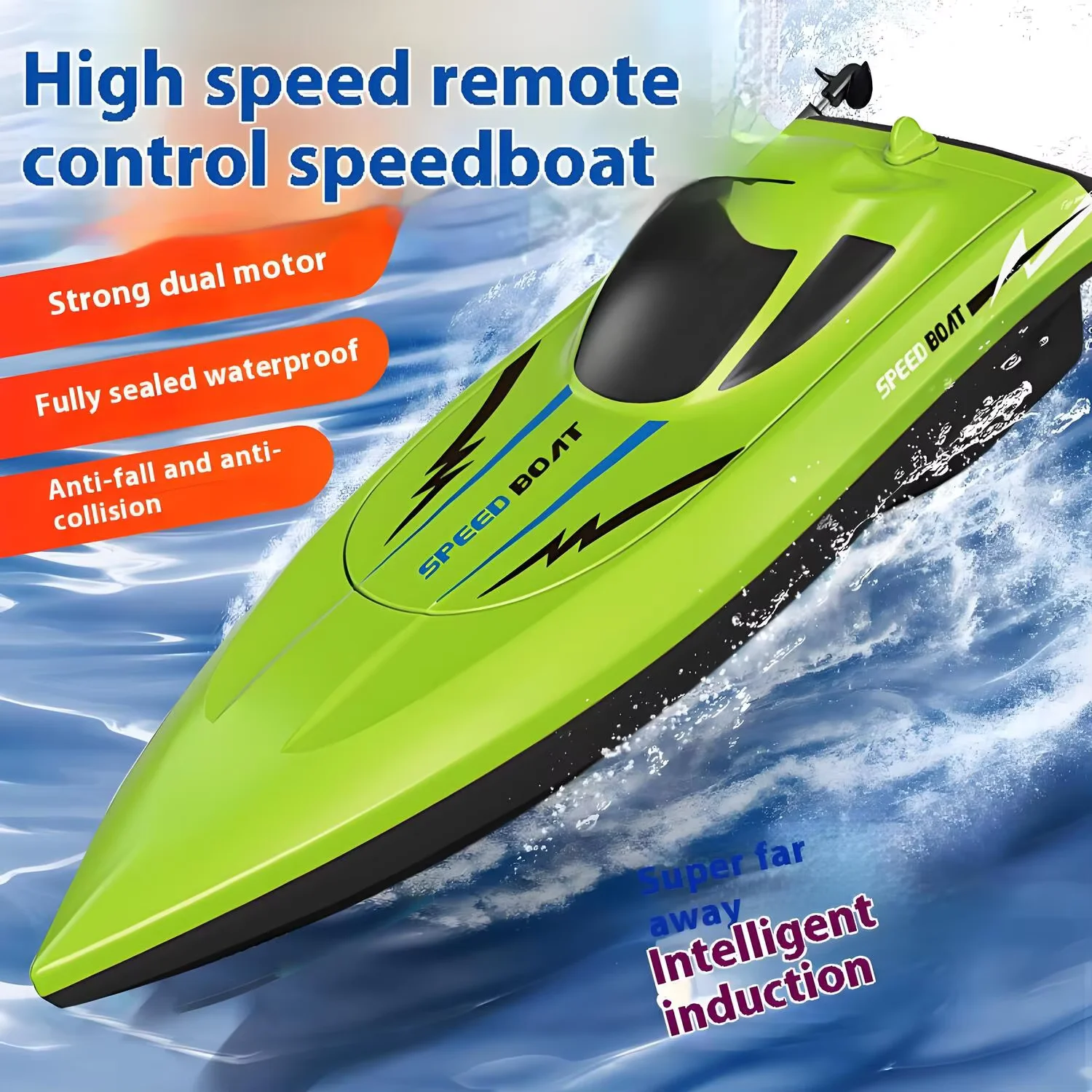 Rc Hobby Grade Boat - Çocuklar için Su Geçirmez ve Ultra