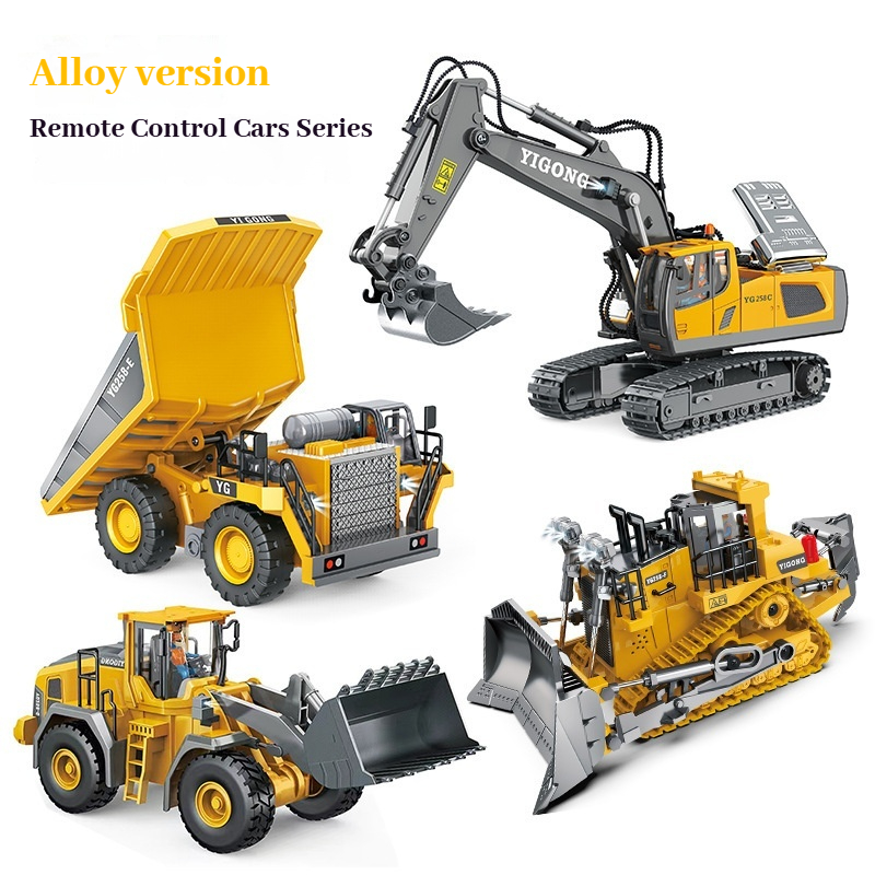 Rc Hobby Dump Truck - YIGONG Alaşım Uzaktan Kumandalı Mühendislik Aracı