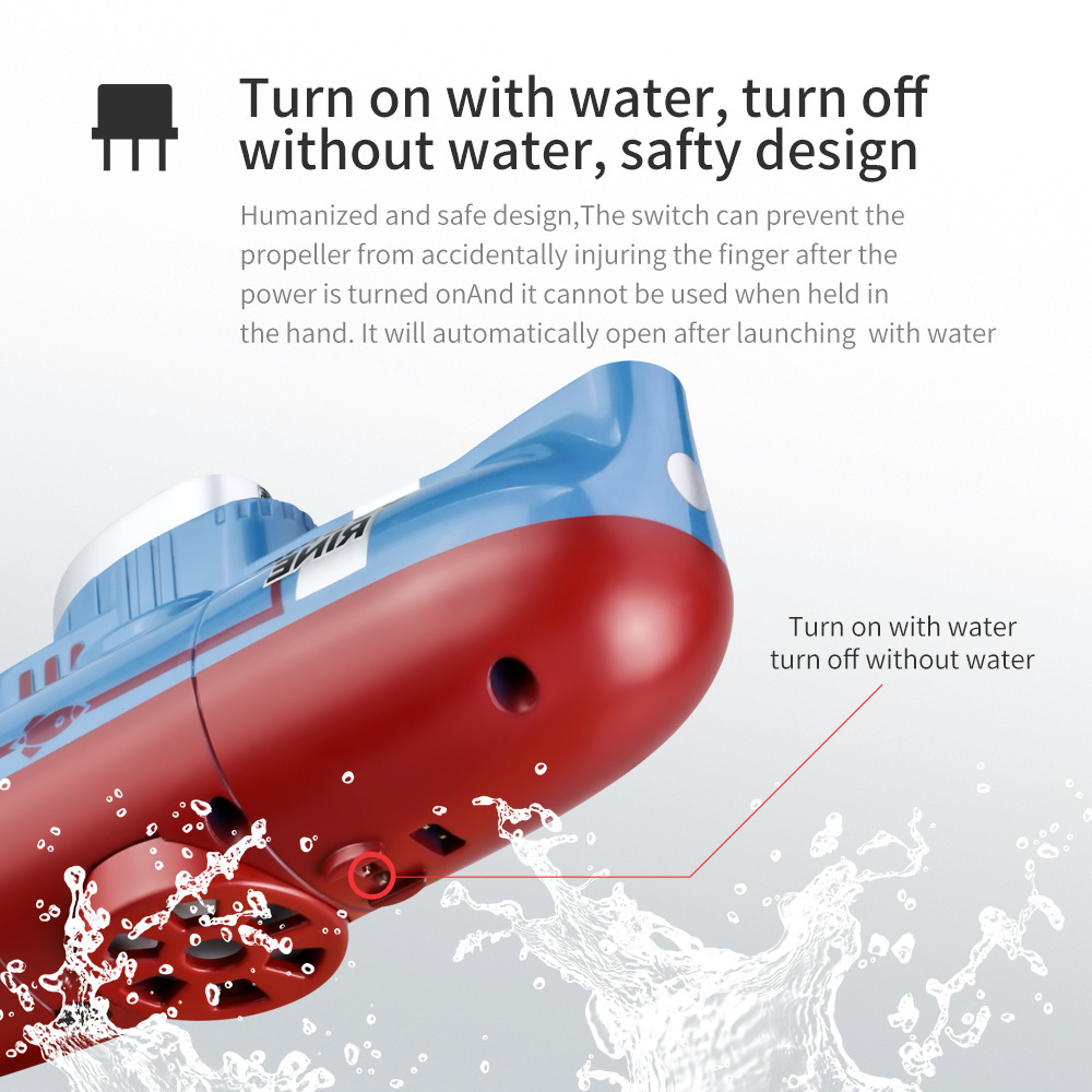 Rc Hobby Grade Boat - Çocuklar için Mini RC Denizaltı -