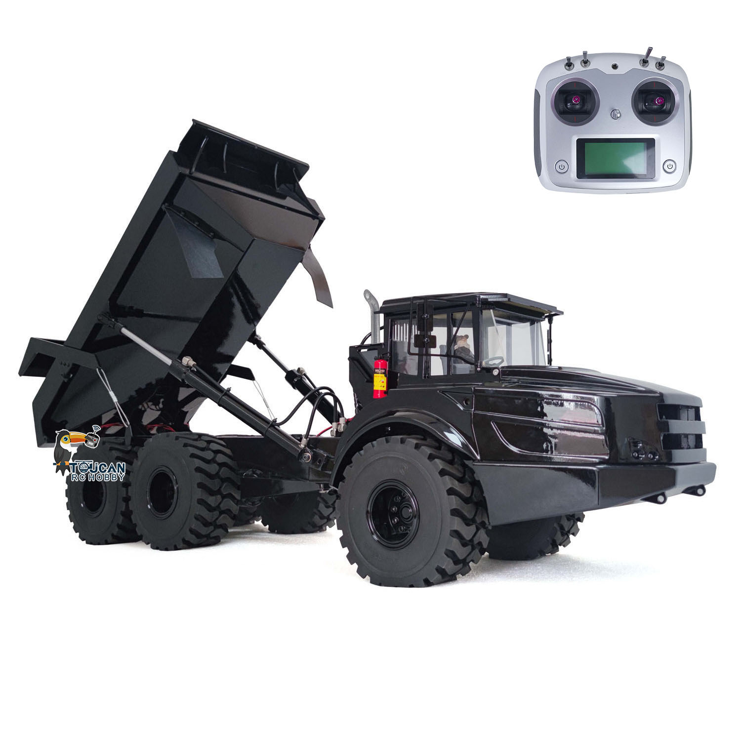 Rc Hobby Dump Truck - 1/14 6X6 XDRC RC Hidrolik Eklemli