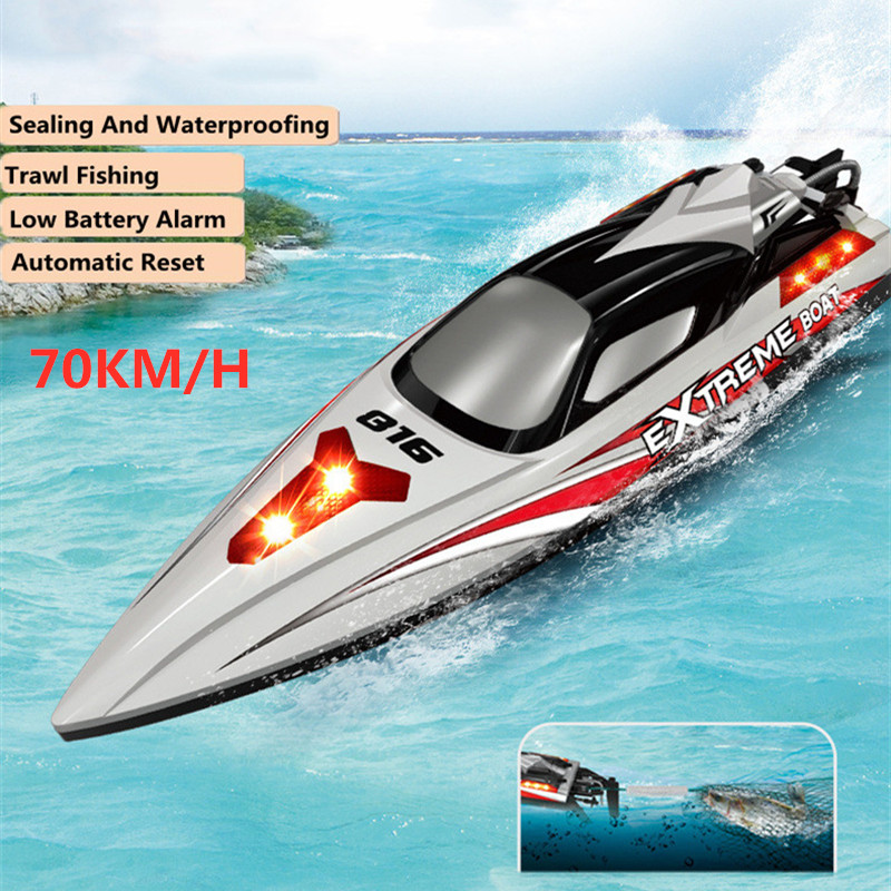 Rc Hobby Grade Boat - 70KM/S Yüksek Hızlı Uzaktan Kumandalı Tekne