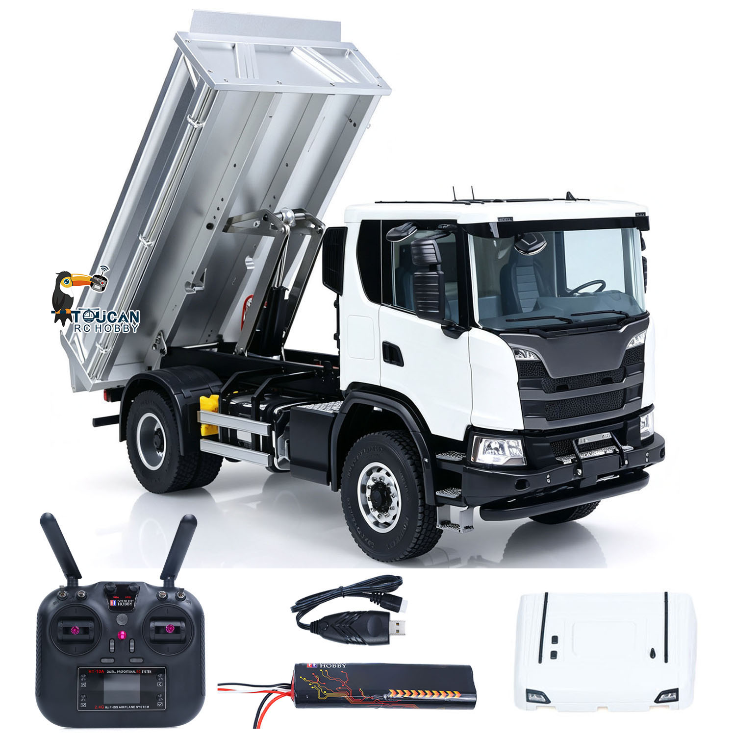 1/14 CNC 4x4 DoubleE E022 RC D - Rc Hobby Dump Truck incelemesi ve fiyatı