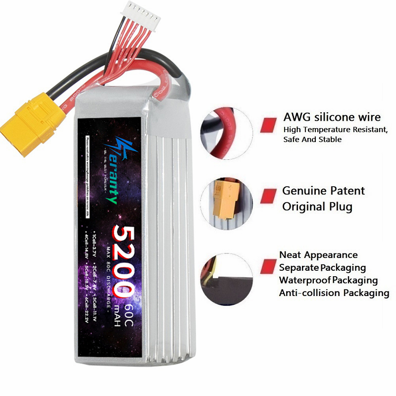 TERANTY 6S 5200mAh Lipo pil 22 - Rc Hobby Boat incelemesi ve fiyatı
