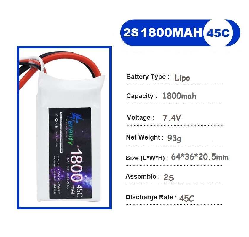 2 adet 7.4V Lipo 2S pil 1500ma - Rc Hobby Drone incelemesi ve fiyatı
