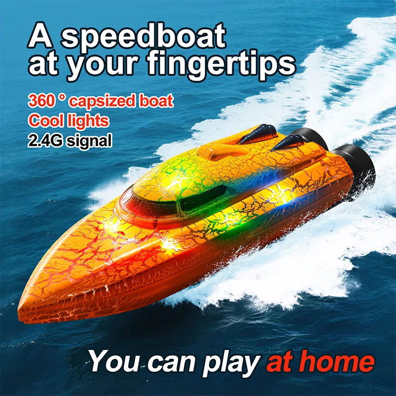 2.4G Mini RC Tekne Işıklı Yüks - Rc Hobby Grade Boat incelemesi ve fiyatı