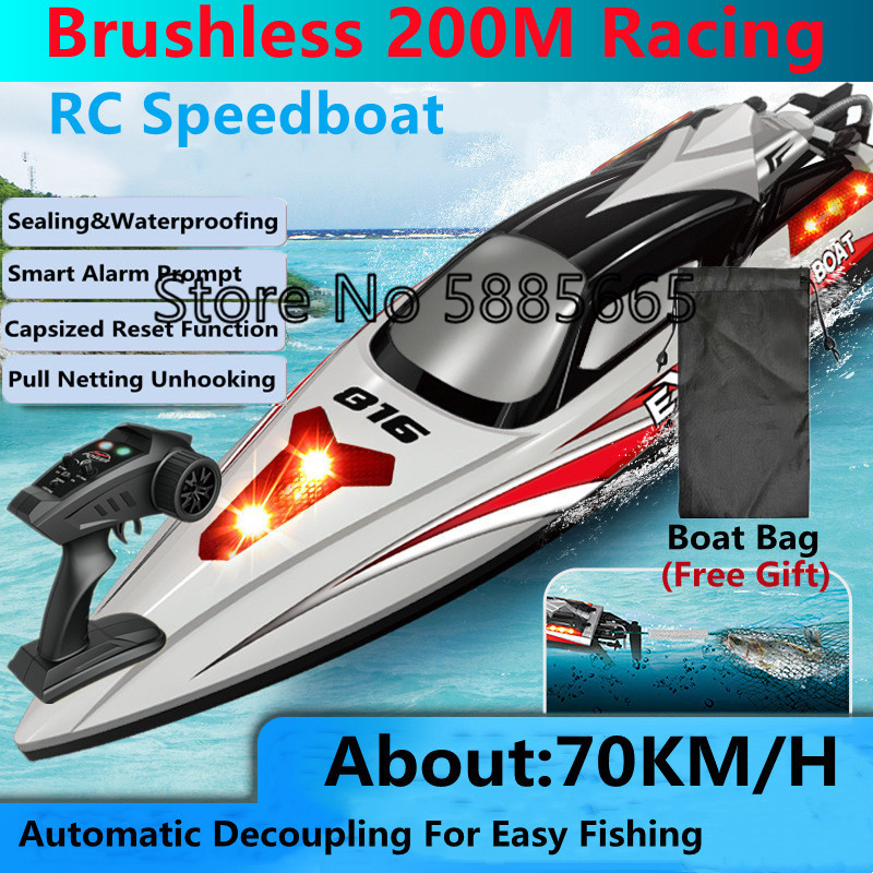 70KM/S Yüksek Hızlı Uzaktan Ku - Rc Hobby Grade Boat incelemesi ve fiyatı